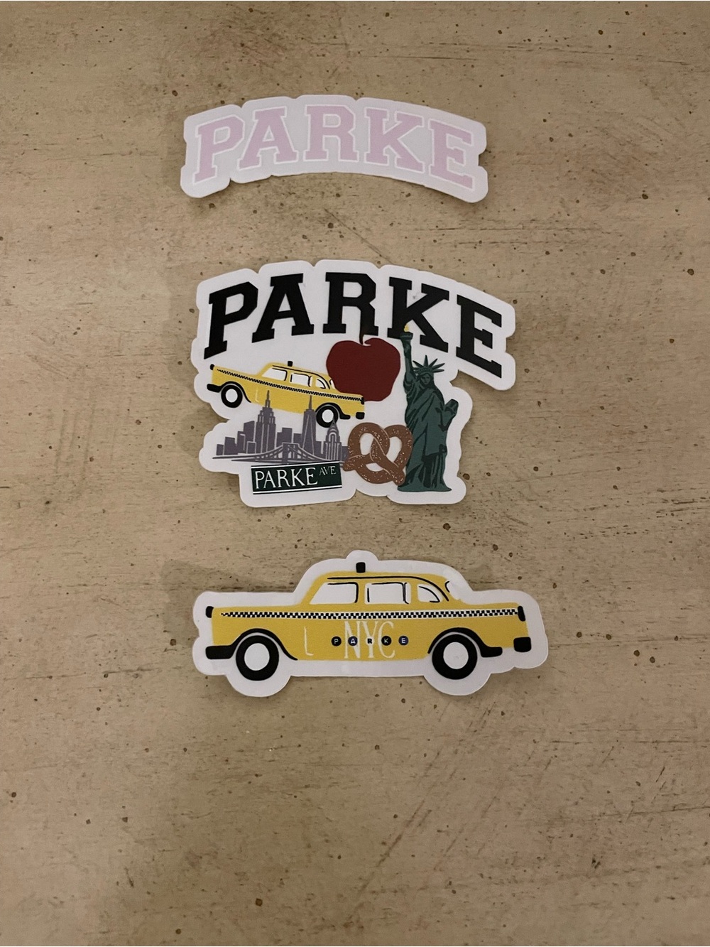 Parke Sticker Pack - 3pc from nyc pop up exclusive